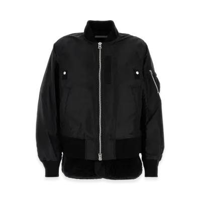 sacai Nylon Bombe Jacket "Black"