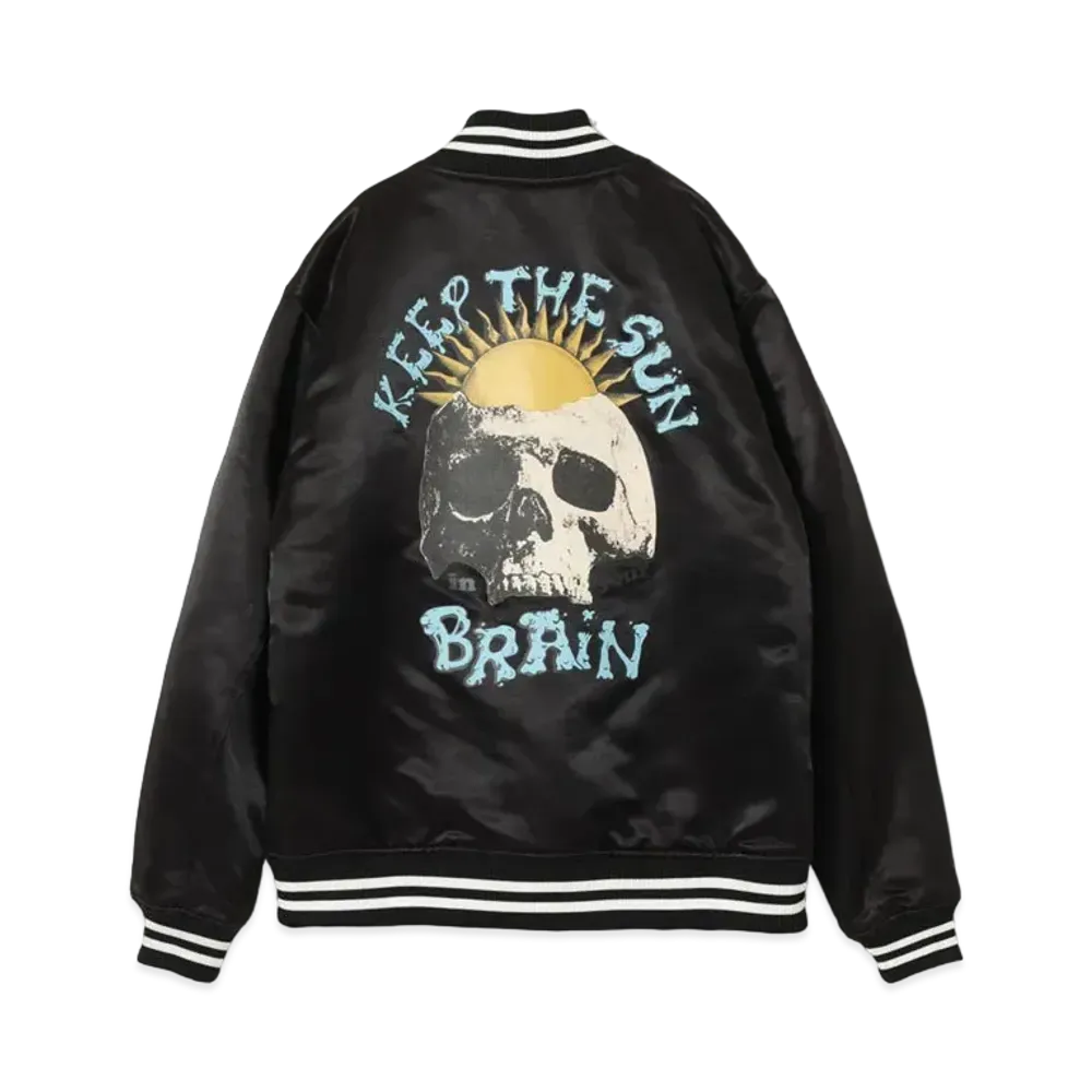 UNDERCOVER Satin Stadium Jumper "Black"