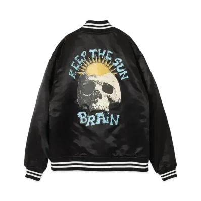 UNDERCOVER Satin Stadium Jumper "Black"