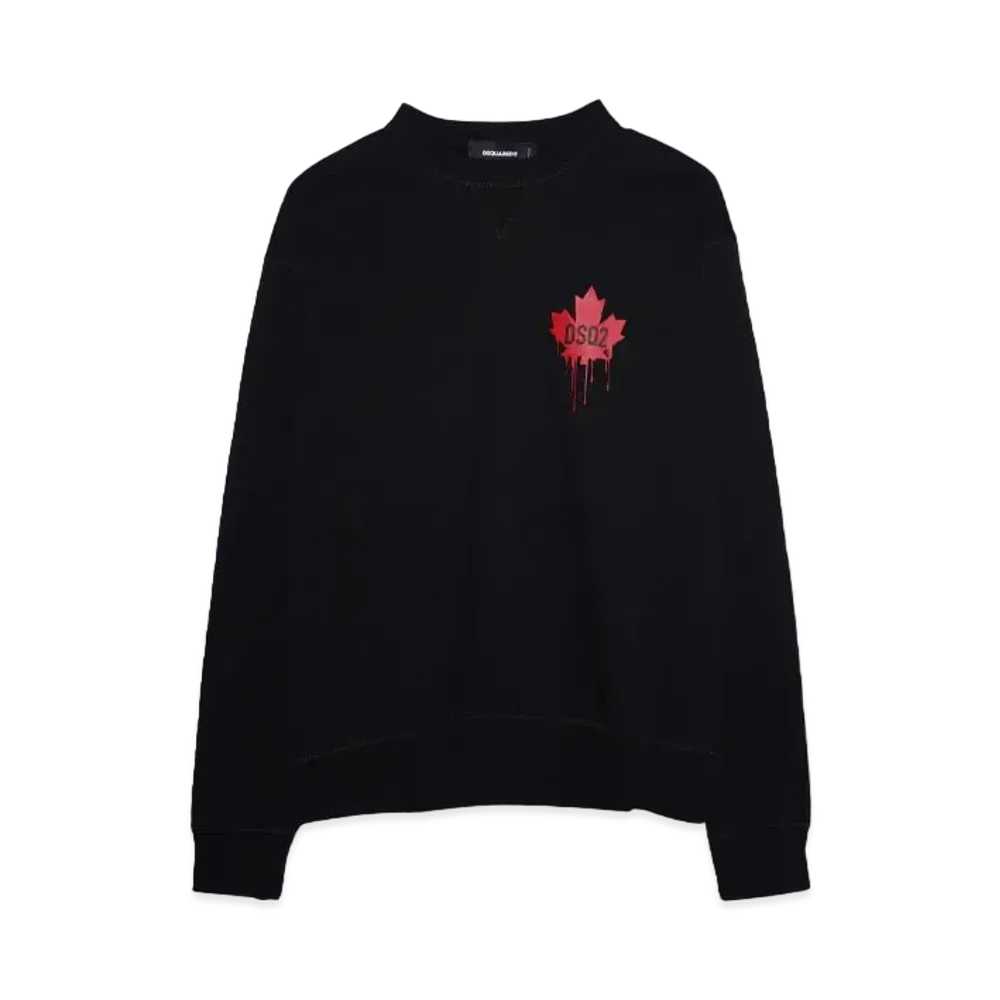 DSQUARED2 Cool Fit Crewneck "BLACK"