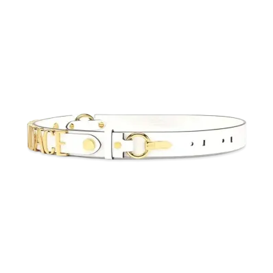 FENDI x Versace Fendace Logo Belt "White"