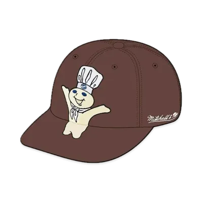 Supreme x Mitchell & Ness Doughboy Fitted 6-Panel "Brown"