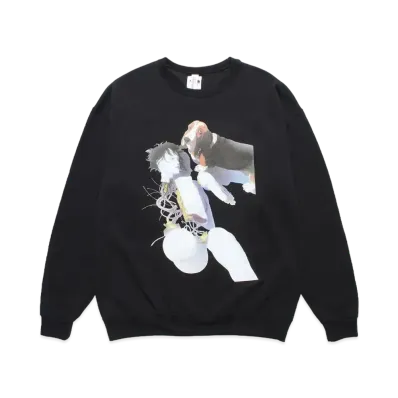WACKO MARIA x GHOST IN THE SHELL 2 INNOCENCE Sweat Shirt-A "Black"