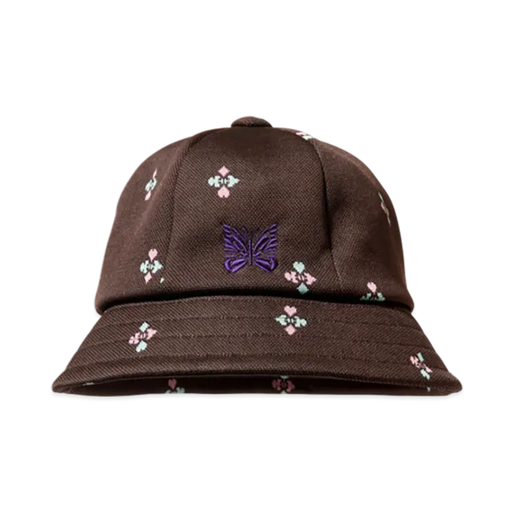 NEEDLES Bermuda Hat - Poly Jacquard "Brown"