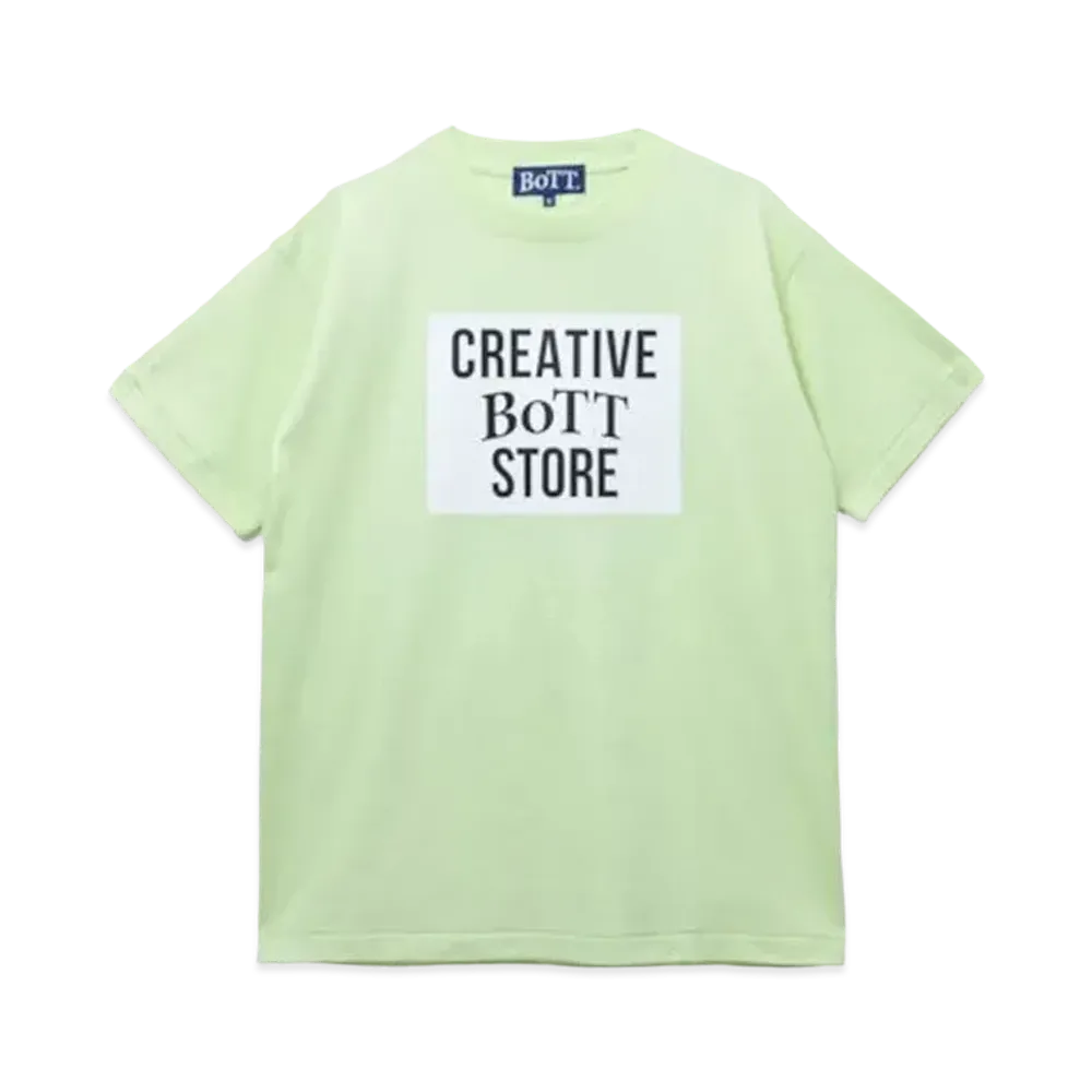 creative drug store Square Logo S/S Tee "Lime"