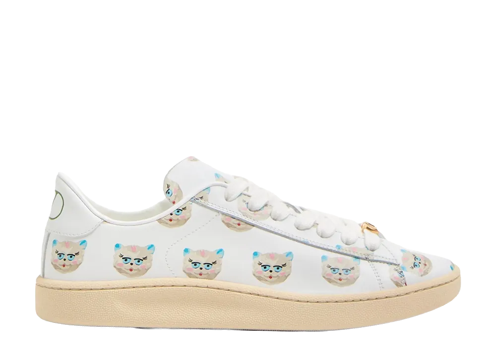Valentino Garavani Women's Printer Leather Royco Sneakers "Printed" 이미지