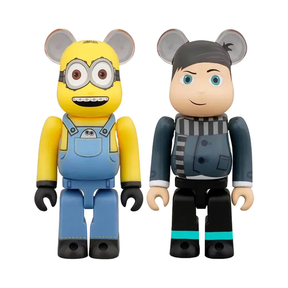 Bearbrick OTTO & YOUNG GRU 100% 2PACK