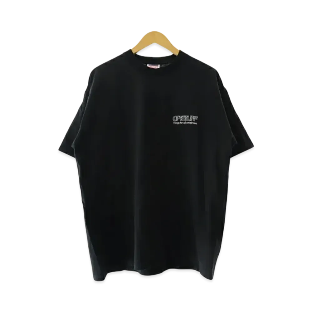 Optstuff x Goat Block Logo T-Shirt "Black"