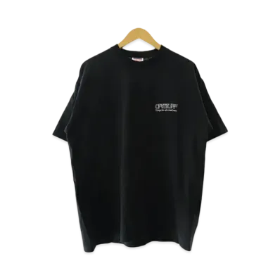 Optstuff x Goat Block Logo T-Shirt "Black"