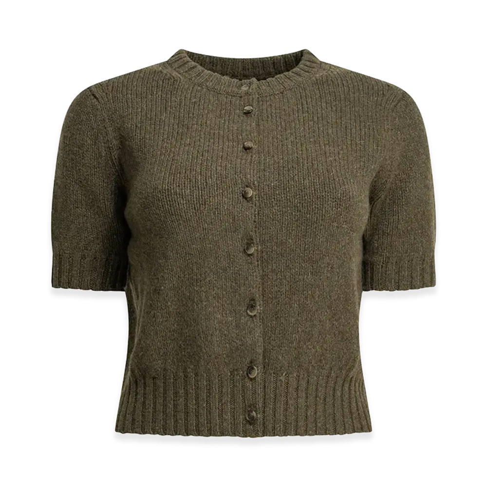 KHAITE Women's "Nora" Cardigan "Green"