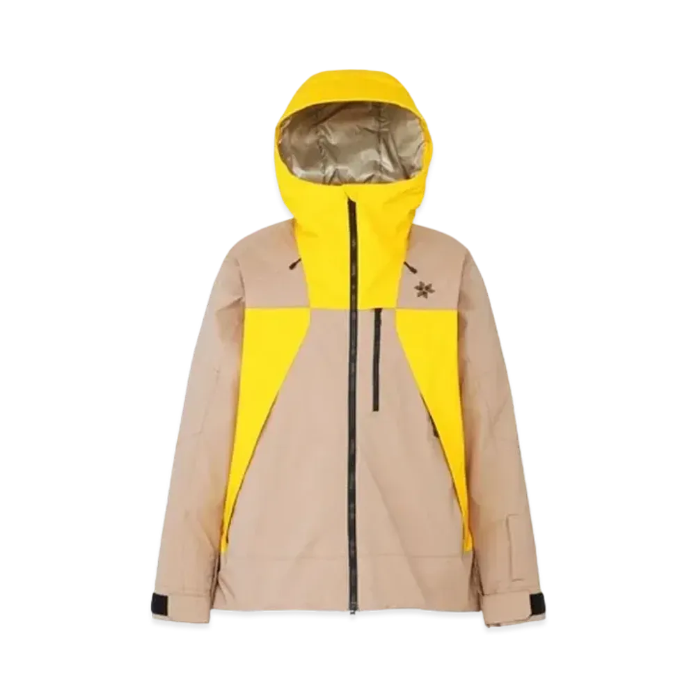 Goldwin 2 Tone Color Hooded Jacket (Ski / Men's) "Grayish Taupe"