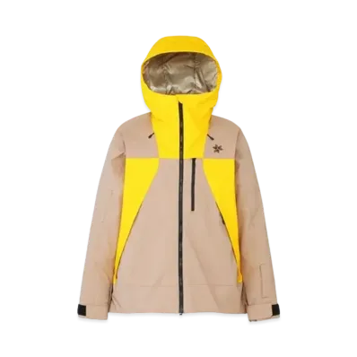 Goldwin 2 Tone Color Hooded Jacket (Ski / Men's) "Grayish Taupe"