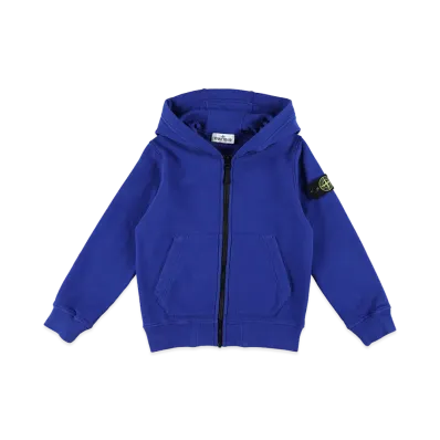 Stone Island Kids Hoodie "Blue"