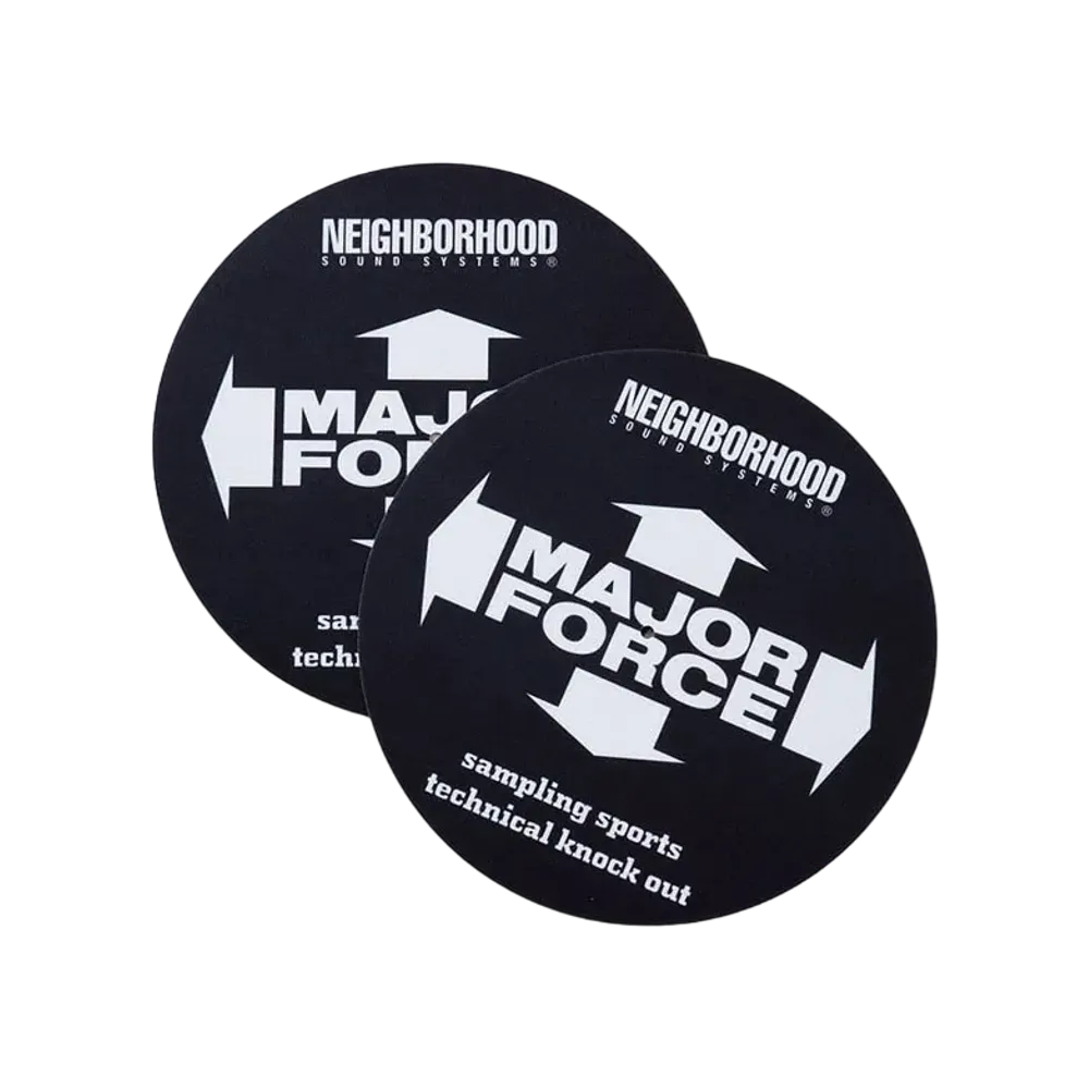 NEIGHBORHOOD x MAJOR FORCE Slip Mat Set "Black"