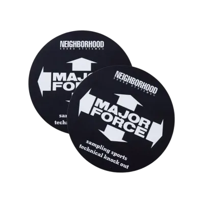 NEIGHBORHOOD x MAJOR FORCE Slip Mat Set "Black"