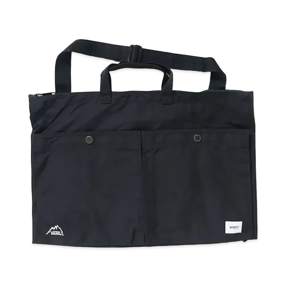 WTAPS x VAULT BY VANS BRAIN BUCKET / BAG. POLY. CORDURA. VANS "Black"