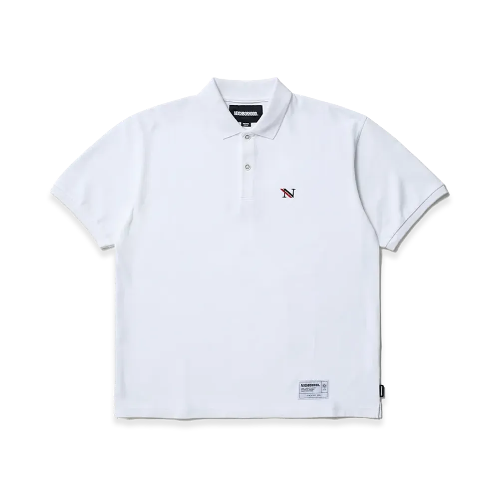 NEIGHBORHOOD Classic Polo SS "White"