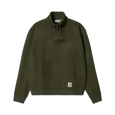 Carhartt WIP Luther Half Zip Sweat "Tarragon Heather"