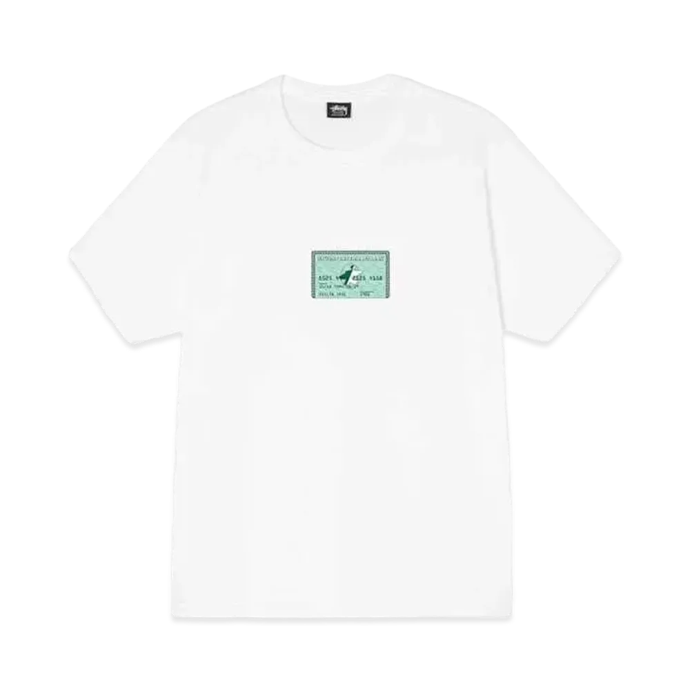 Stussy DEBT TEE "White"