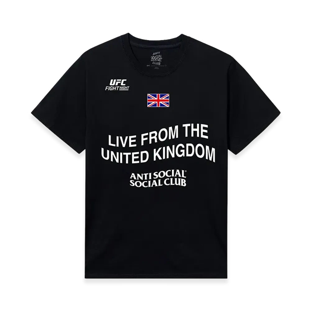 ANTI SOCIAL SOCIAL CLUB x UFC Fight Night Tee "Black"