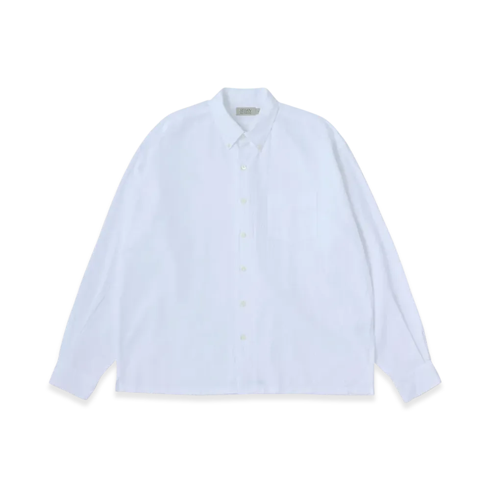 SEDAN ALL-PURPOSE Light Oxford Box BD Shirt "White"