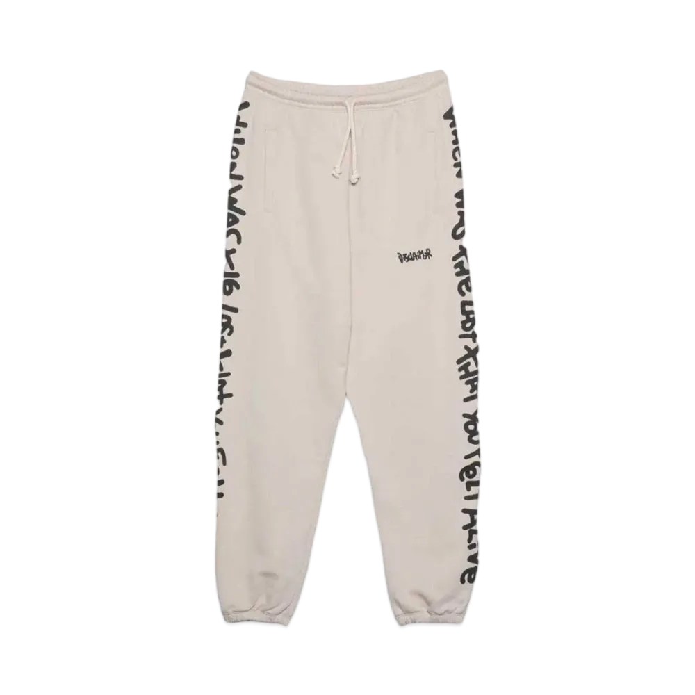 DISCLAIMER PANTALONE UOMO IN FELPA "SAFARI"