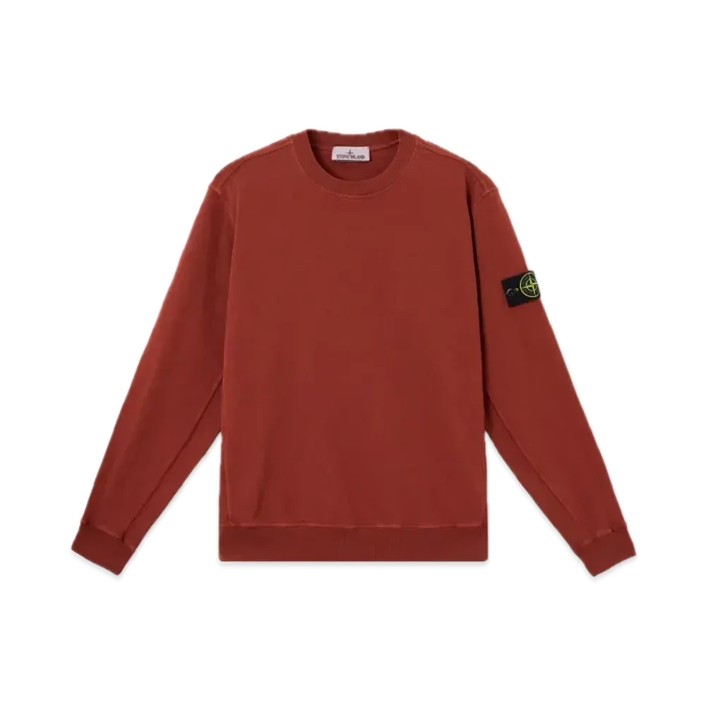 Stone Island 6100020 MALFIL FLEECE 'OLD' EFFECT "Copper"