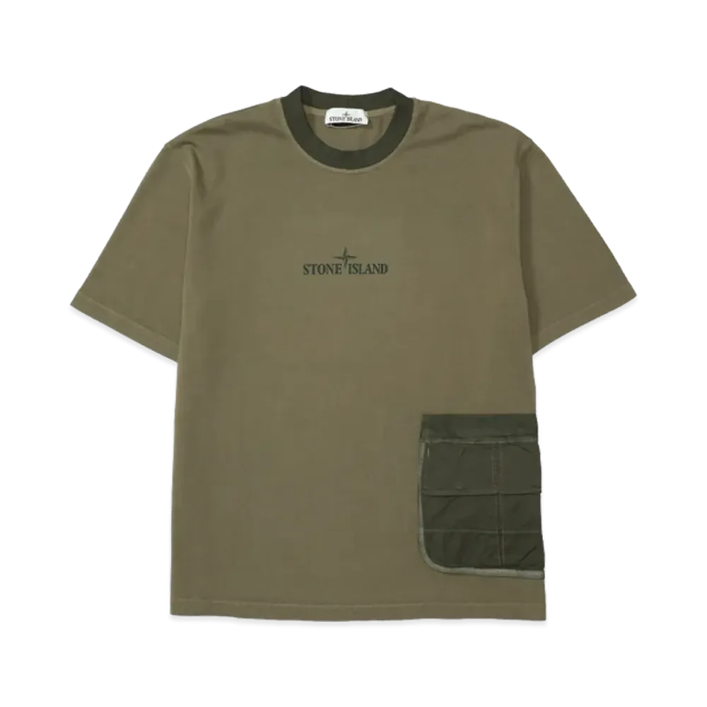 BEAMS x Stone Island T Shirt "Olive"