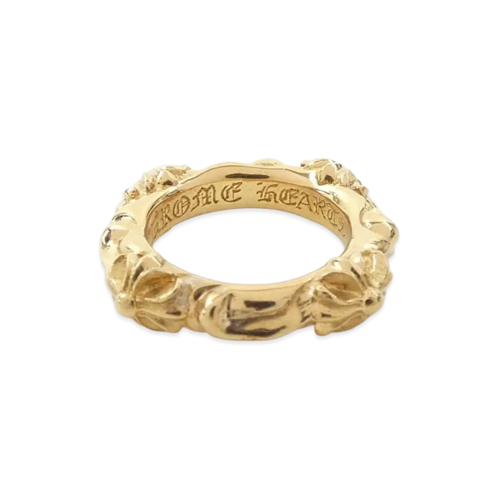 Chrome Hearts 22K SBT Band Ring "Gold"
