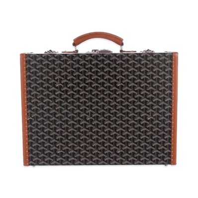Goyard Manoir MM Document Case "Black/Brown"