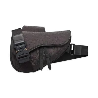 Dior Saddle Bag Dior Oblique Spider "Black"