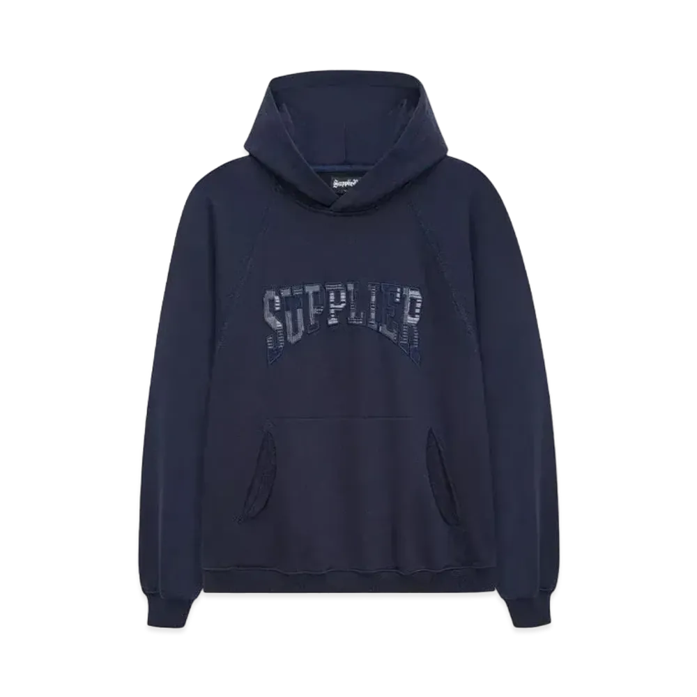 SUPPLIER Boro College Logo Hoodie "Navy"