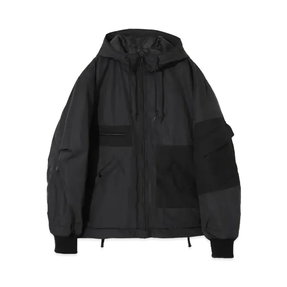 UNDERCOVER Polyester Zip-Up Jacket "Black"