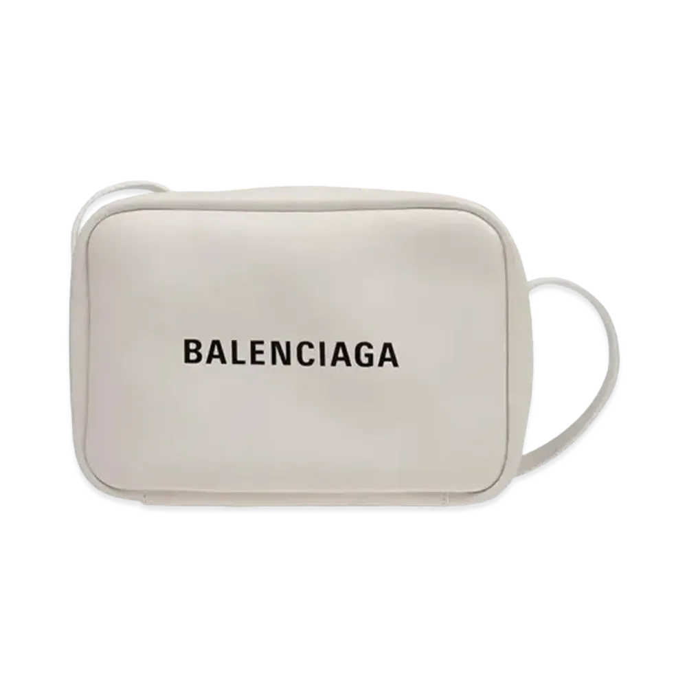 BALENCIAGA Everyday Camera Bag Leather "White"