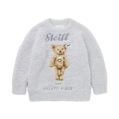 GELATO PIQUE x Steiff Kids Gelato James Jacquard Pullover "Blue"