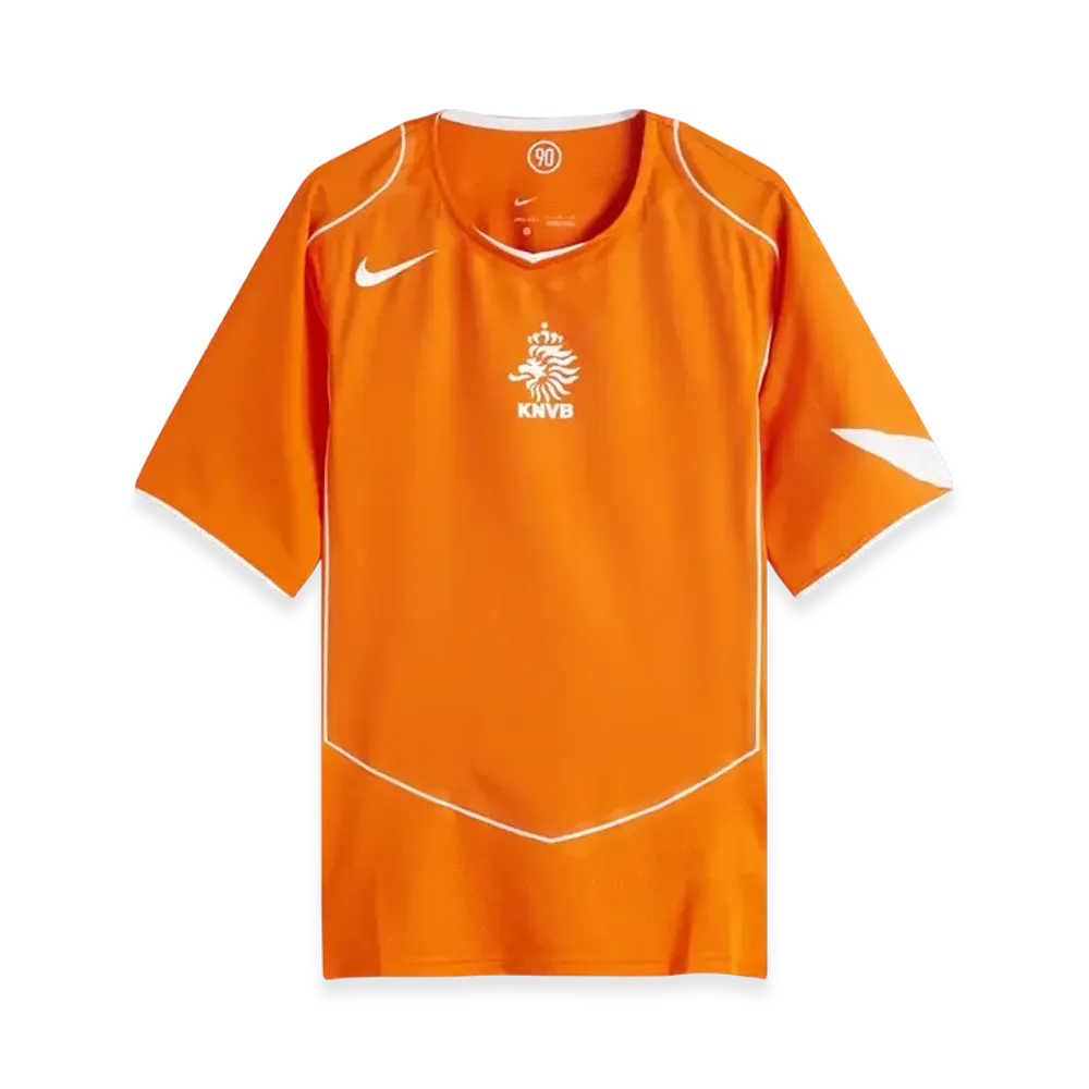 Nike Netherlands 2004 Total 90 Reissue Men's Nike Soccer Replica Uniform "Orange"