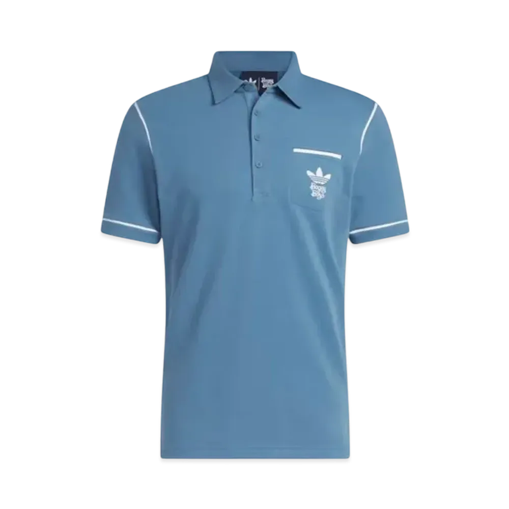 adidas Bogey Boys Pocket Polo "Altered Blue"