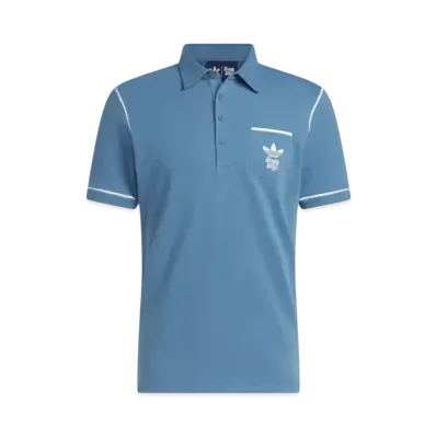 adidas Bogey Boys Pocket Polo "Altered Blue"