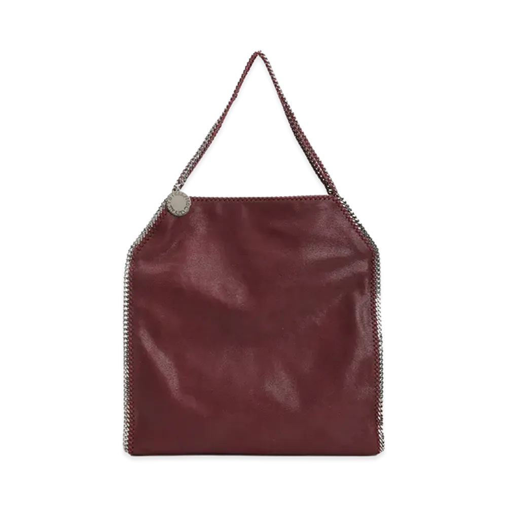 STELLA McCARTNEY Women's Falabella Baby Bella Large Tote Bag "Bordeaux"
