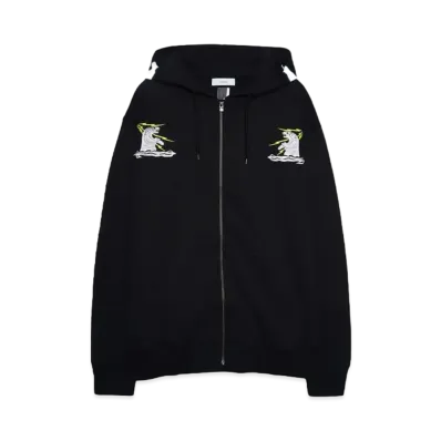 FACETASM SKA ZIP-UP SWEAT "BLACK"