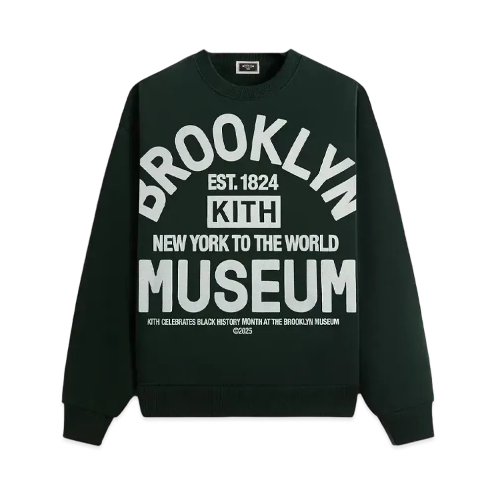 Kith x Brooklyn Museum Collegiate Nelson Crewneck "Stadium"