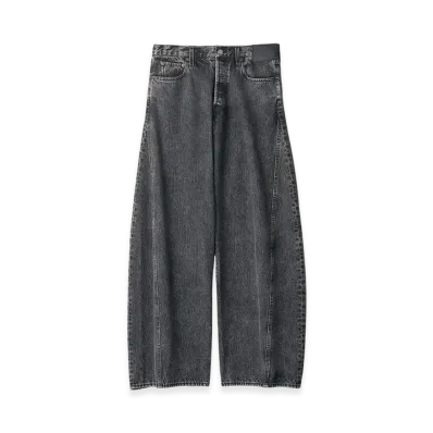ssstein x UMBRO Deformation Wide Denim Jeans "Black"