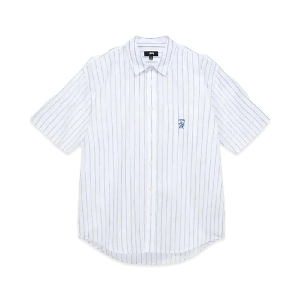 Stussy Boxy Striped Shirt "White Stripe"