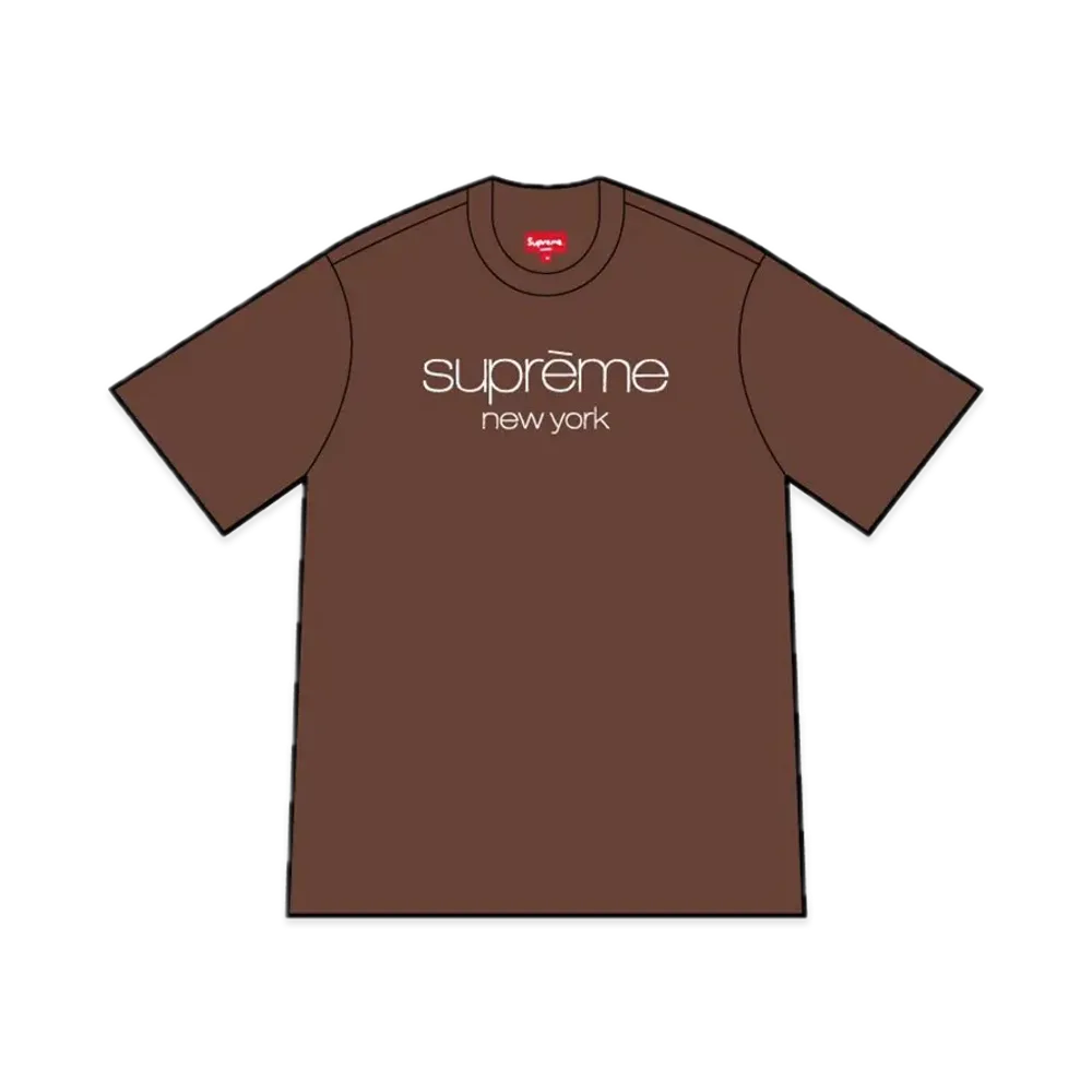 Supreme Classic Logo S/S Top "Brown"