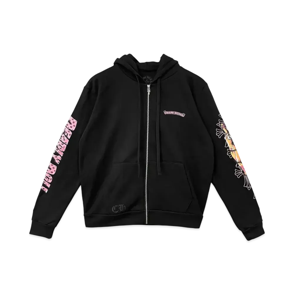 Chrome Hearts Deadly Doll Zip Hoodie "Black"