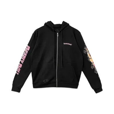Chrome Hearts Deadly Doll Zip Hoodie "Black"