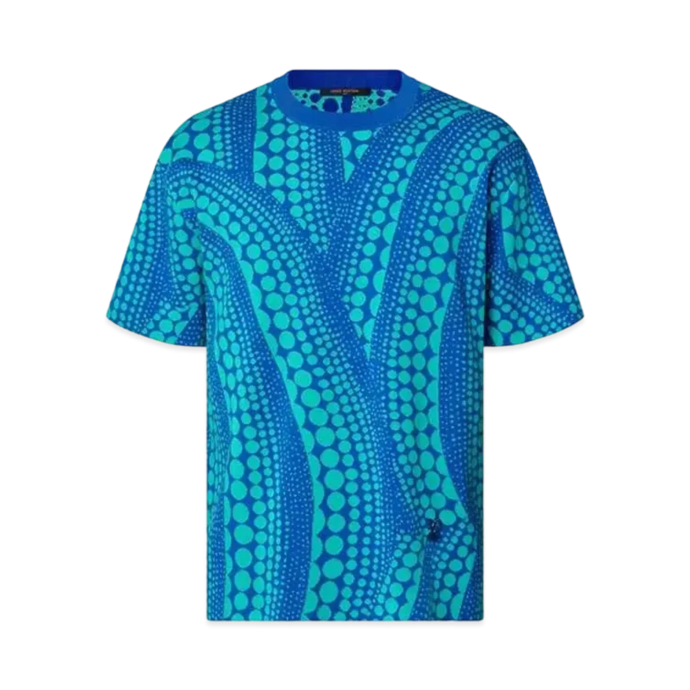 Louis Vuitton x Yayoi Kusama All Over Pumpkin Crewneck "Bleu Nuit Fonce"