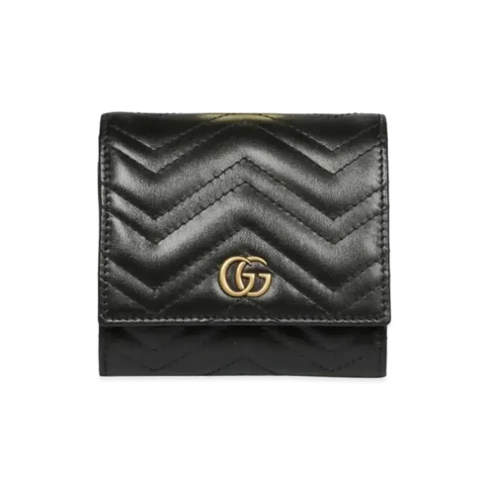GUCCI GG Marmont Card Case "Black"