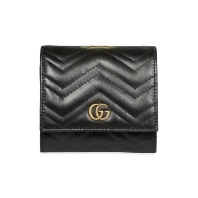 GUCCI GG Marmont Card Case "Black"