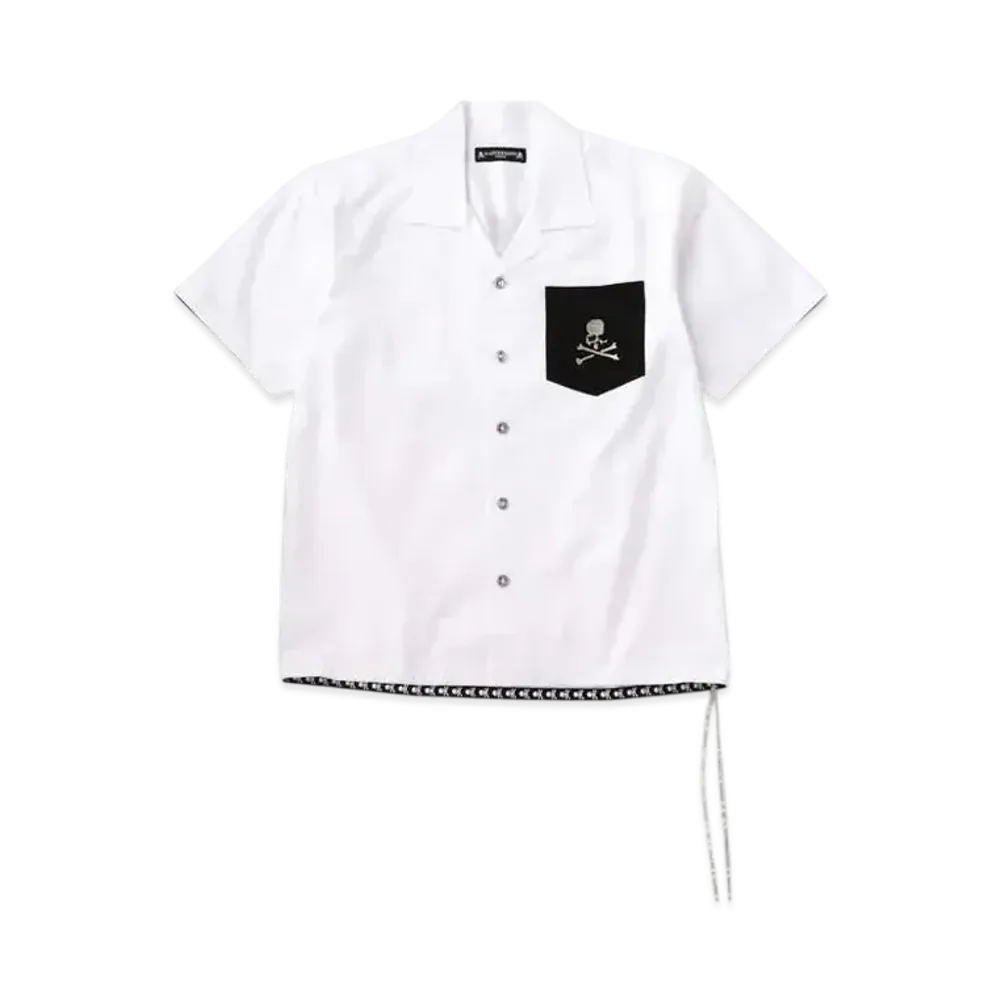 mastermind WORLD Masterseed Satin SS Shirt "White"